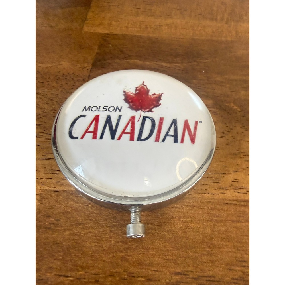 Vintage Molson Canadian Beer Tap Badge Medallion Bar Pub Draft Handle Insert - Picture 4 of 8